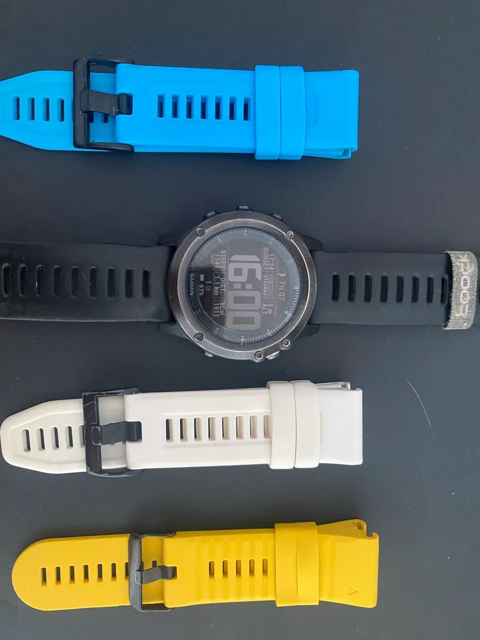 Relógio Garmin Fênix HR3 Zafira. - Foto 4