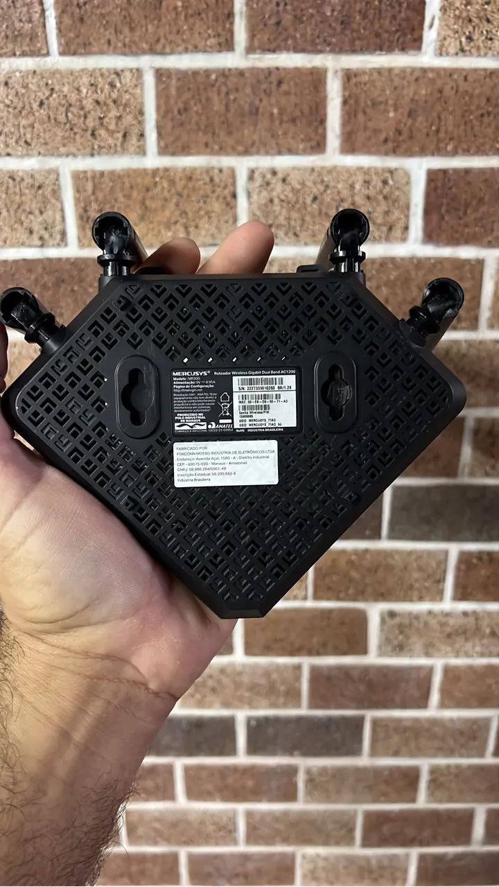 ROTEADOR MERCUSYS MR30G LOTE DE 50 UNIDADES COM FONTES  - Foto 4