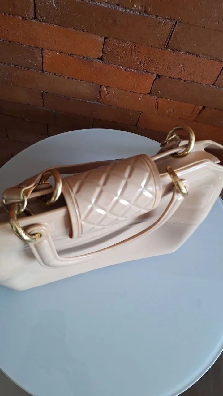 Bolsa bege Petite Jolie - Foto 3