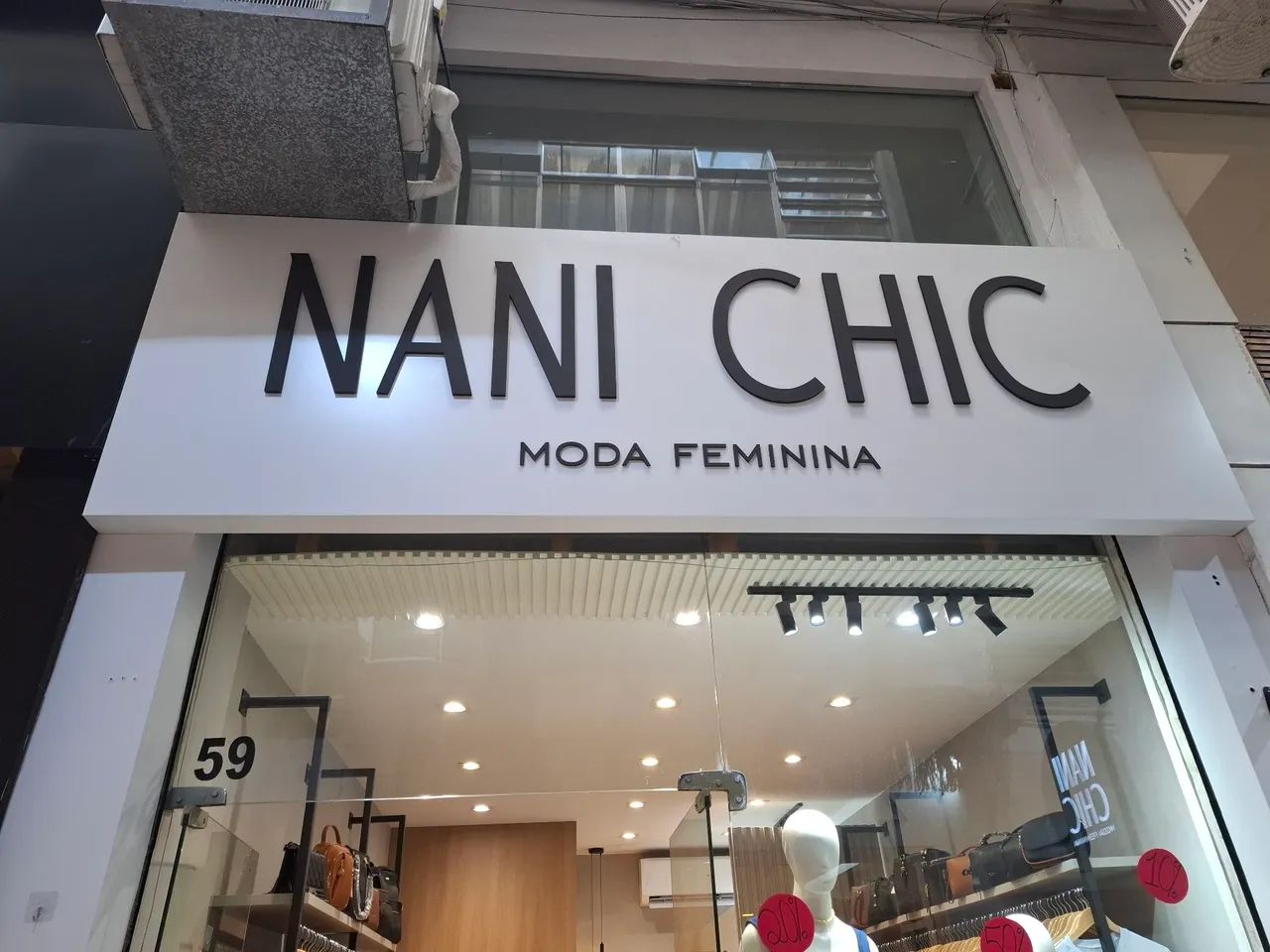 Placa em ACM 3,20 x 1,08 só por sua logo