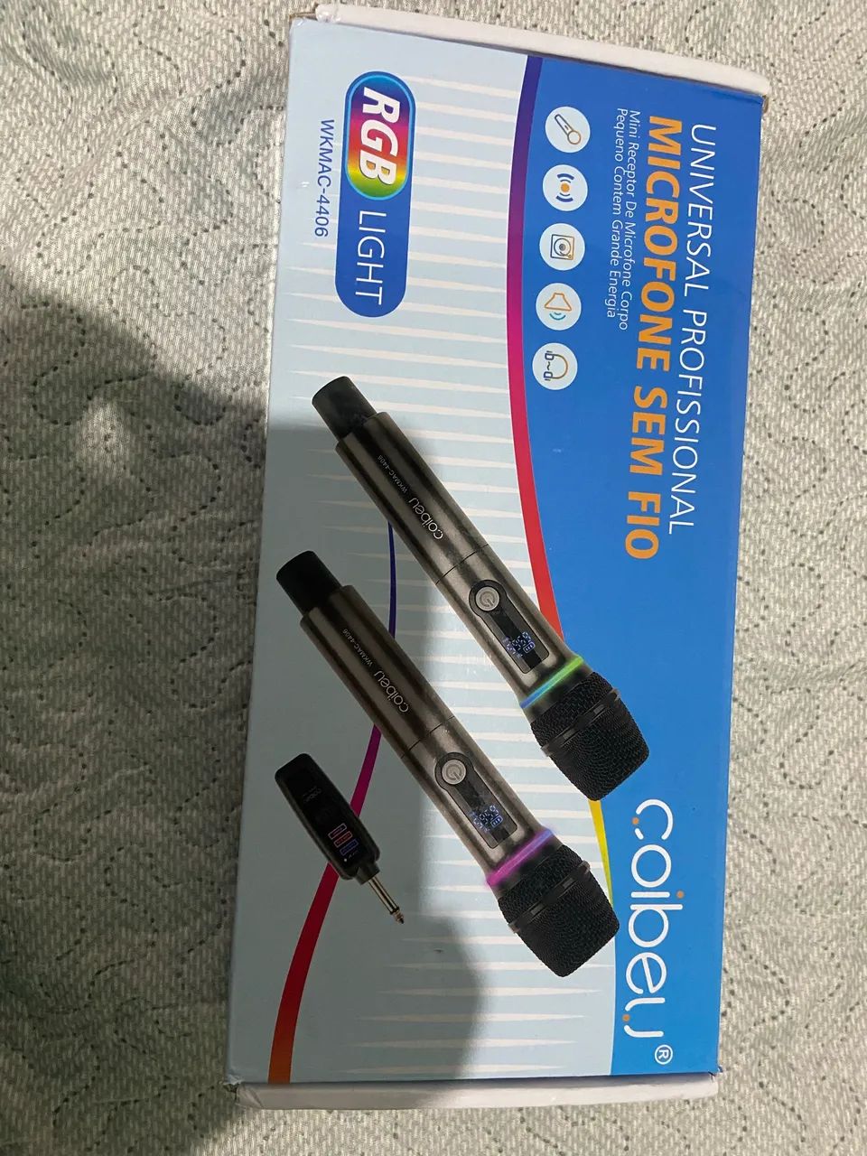 Microfone 2 microfones por 130 reais vendo