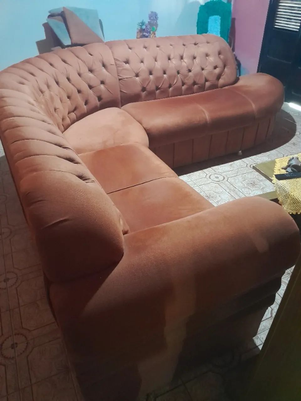 Sofá  em formato de L
