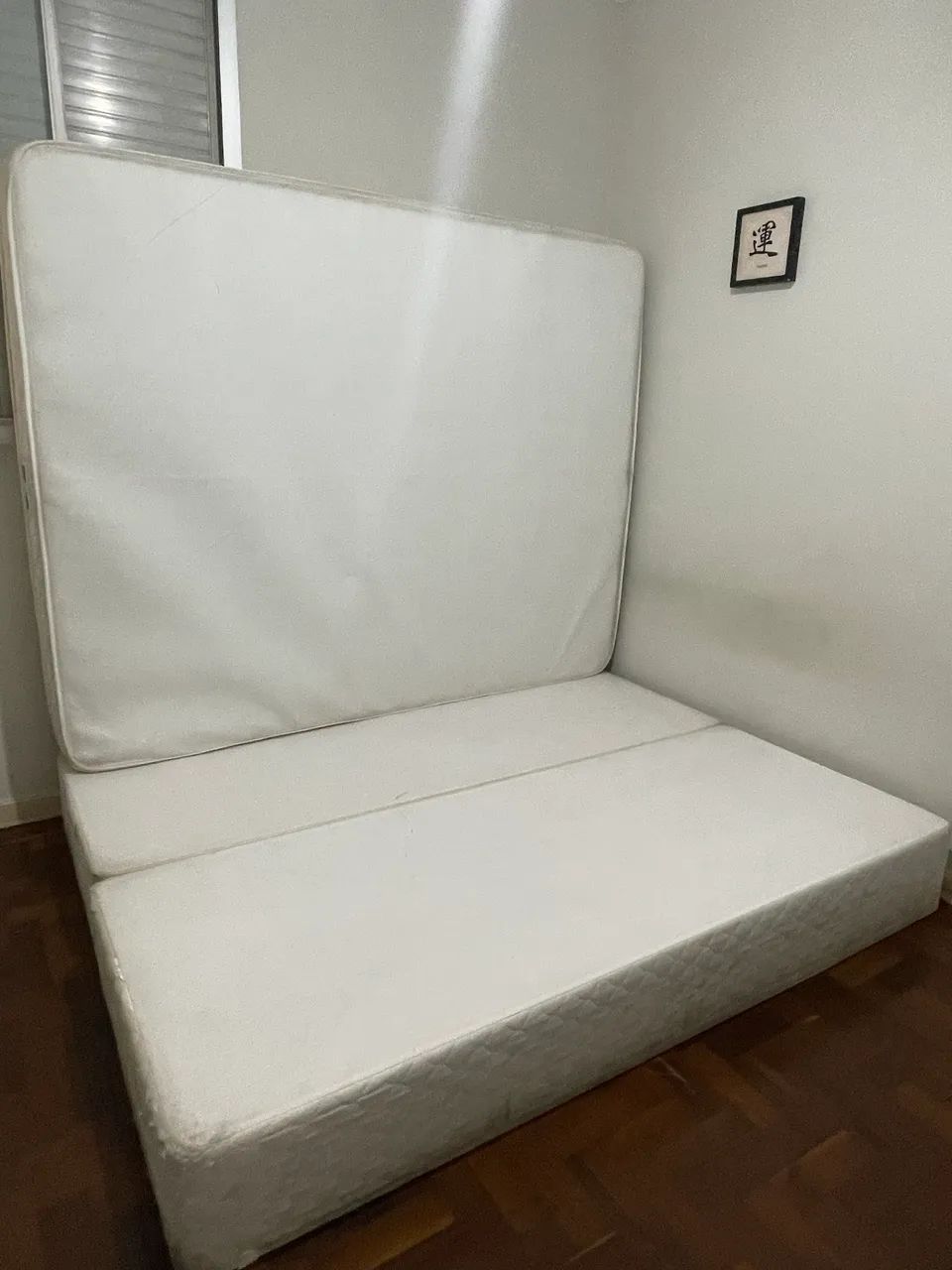 Vendo cama King Size completa (colchão Sealy Posturepedic + box). - Foto 4