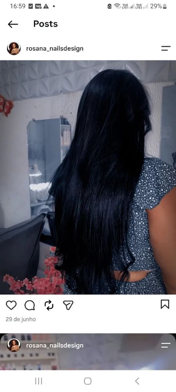 cabelo mega hair 65 cm - Foto 4