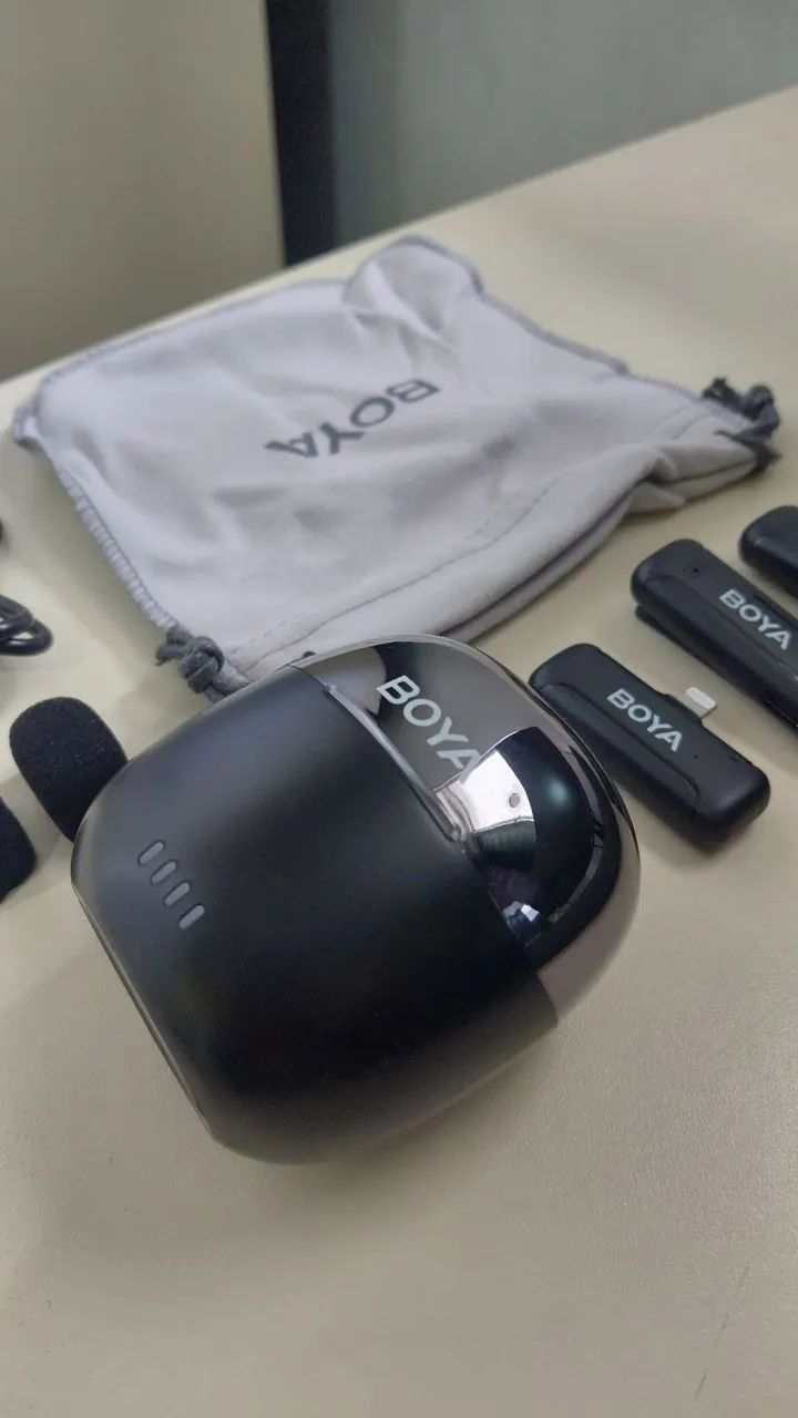 SAIR RÁPIDO: Microfone de lapela BOYA IOS* Leia a descrição! - Foto 4