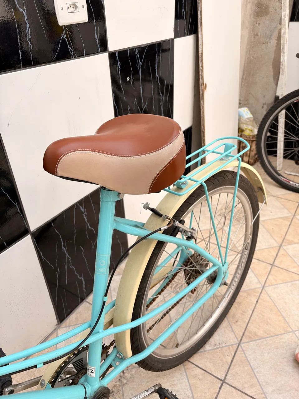 Bicicleta Yamada Ceci Aro 26 Azul Celeste  - Foto 3
