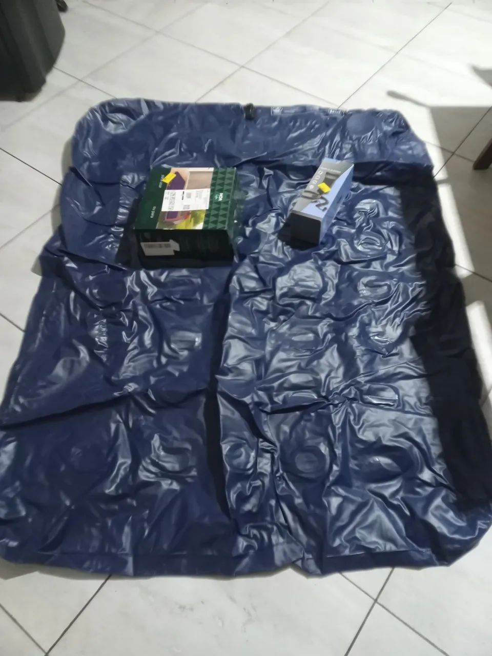 Colchão inflável de casal pouco usado 