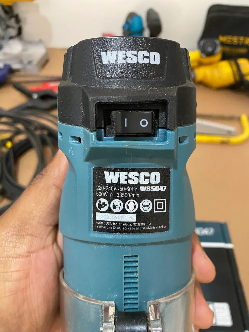 Tupia laminadora - Wesco - Ferramentas de Construção - Cruzeiro do