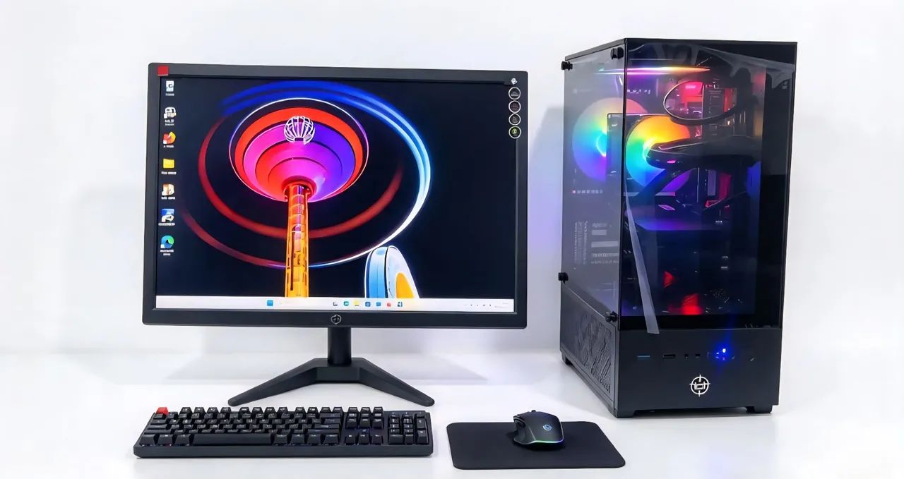 PC Gamer Completo i5 9400F, 16gb / 240gb, RX 550, NF e Garantia