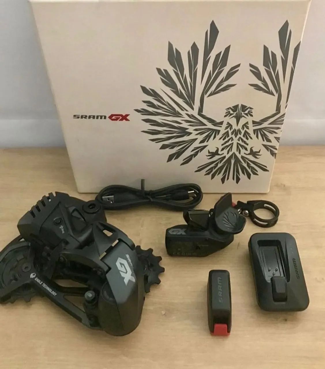Câmbio Sram GX eletrônico axs kit completo na caixa  - Foto 3
