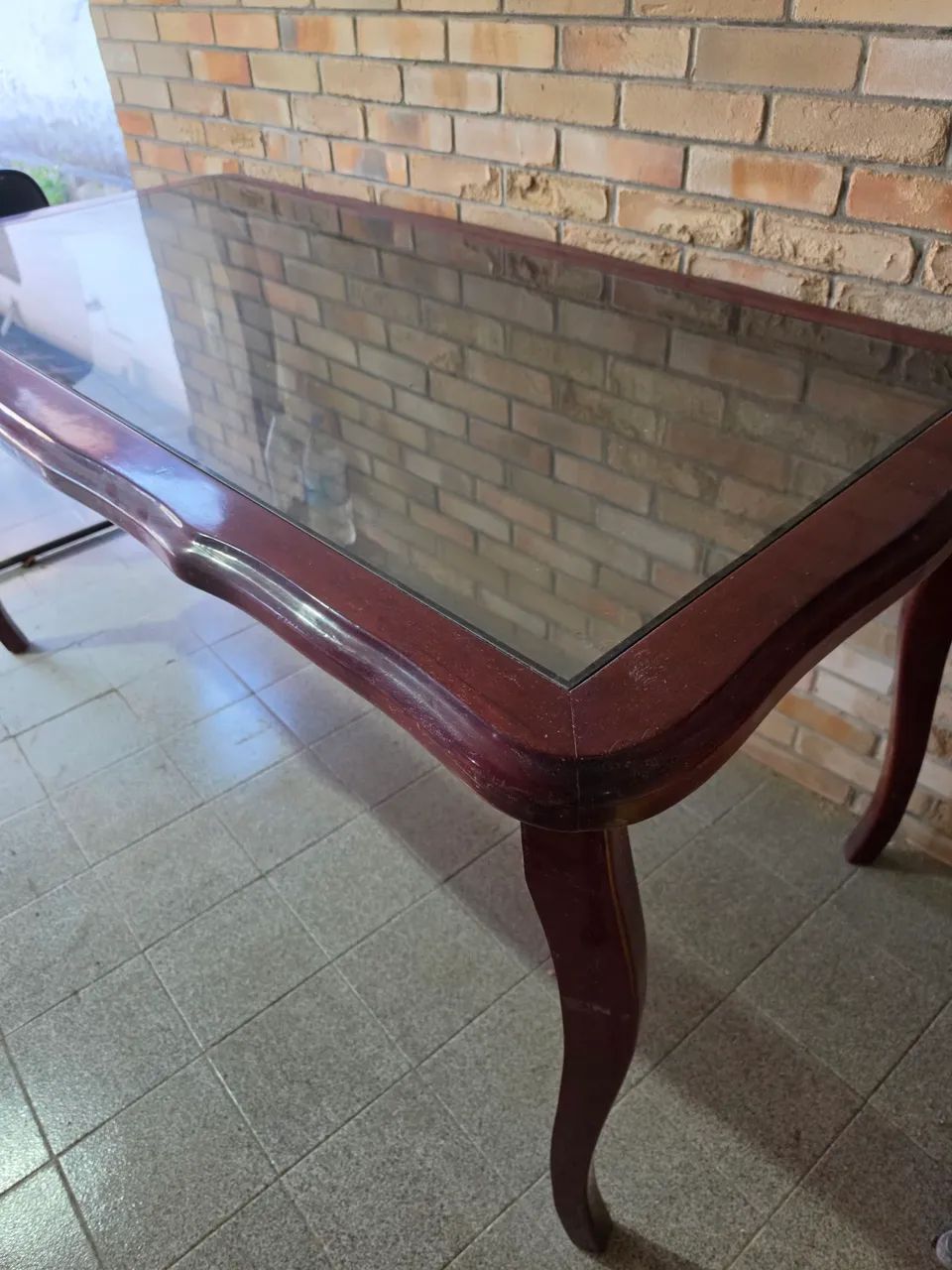 Mesa em madeira de mogno puro - Foto 4