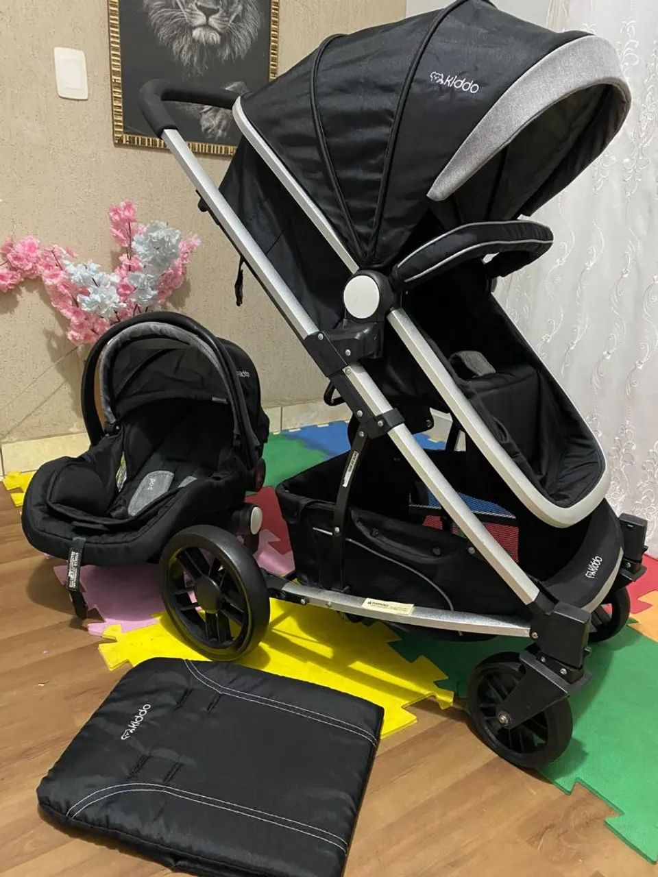 Carrinho Moisés com bebe conforto  - Foto 4