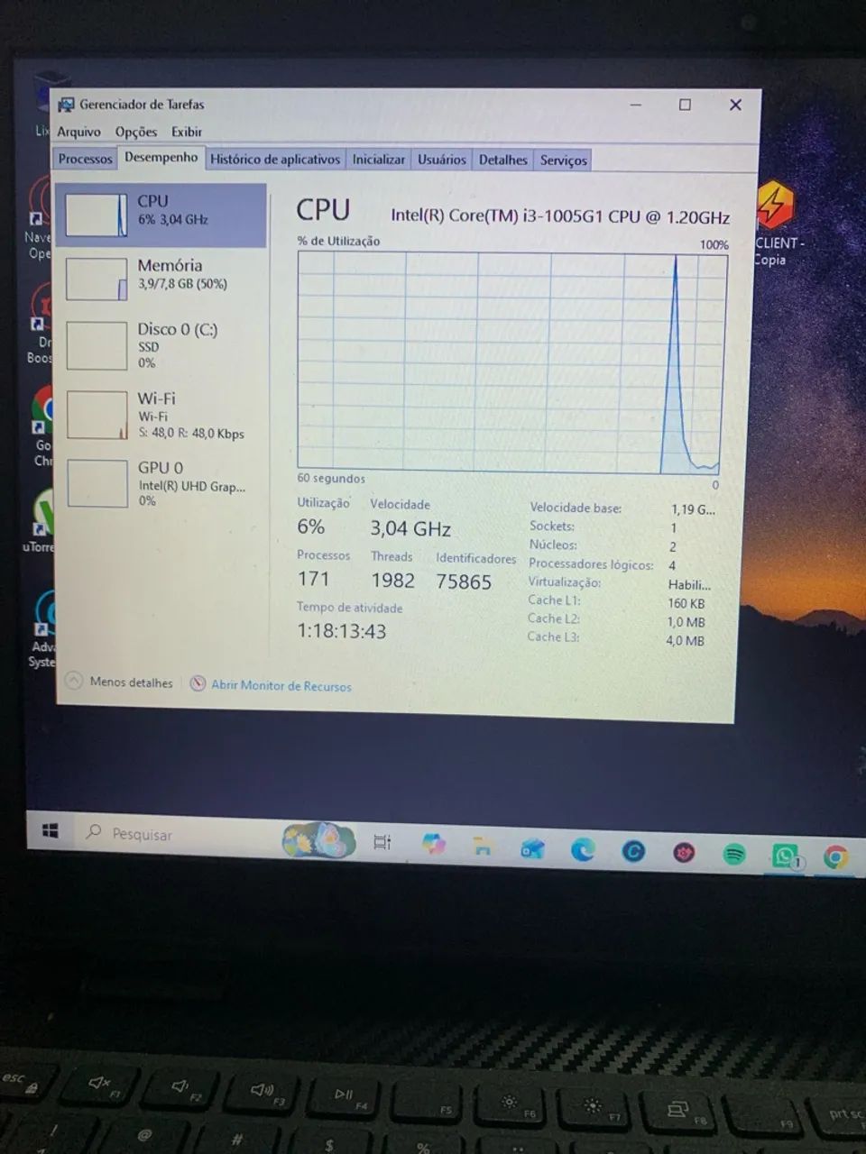Notebook Dell 8gb de ram ssd (Rápido)  - Foto 2
