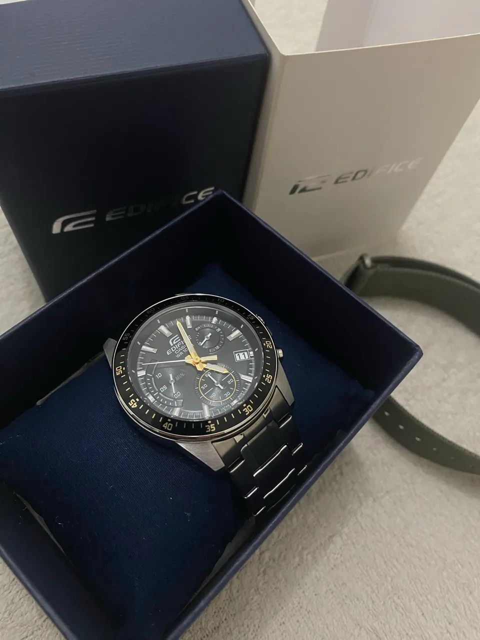 Relógio CASIO EDIFICE + pulseira nato 