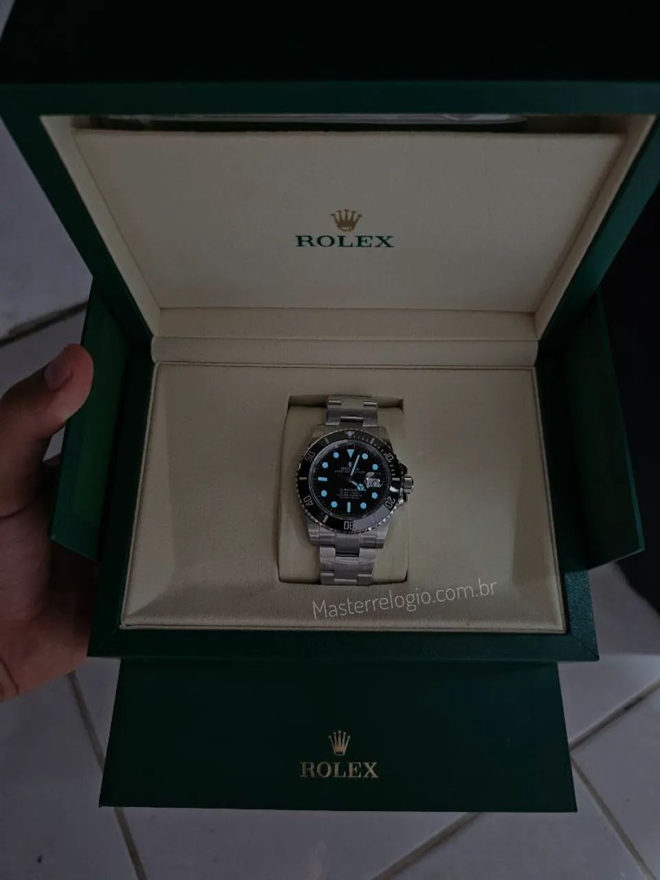 Rolex Submariner Date 125510LN Clean F Super C + caixa 2026 cartão