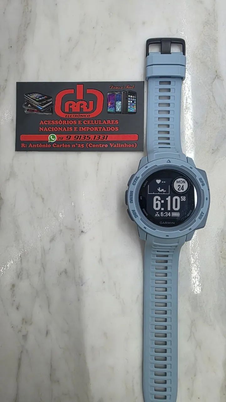 Garmin Instinct Standard Edition Azul  - Foto 5
