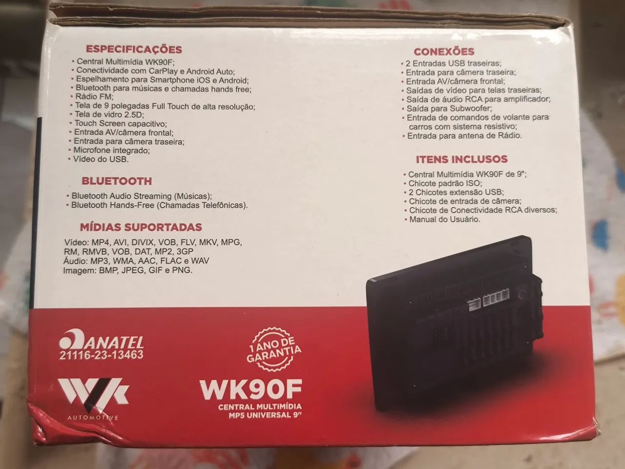 Vendo aparelho multimídia novo 9 polegadas  - Foto 3