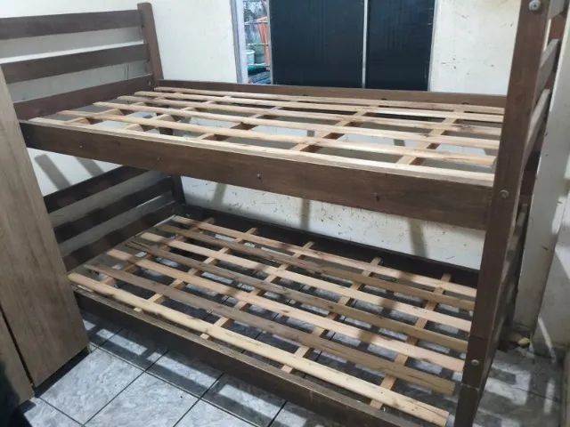 Cama beliche em madeira - Foto 3