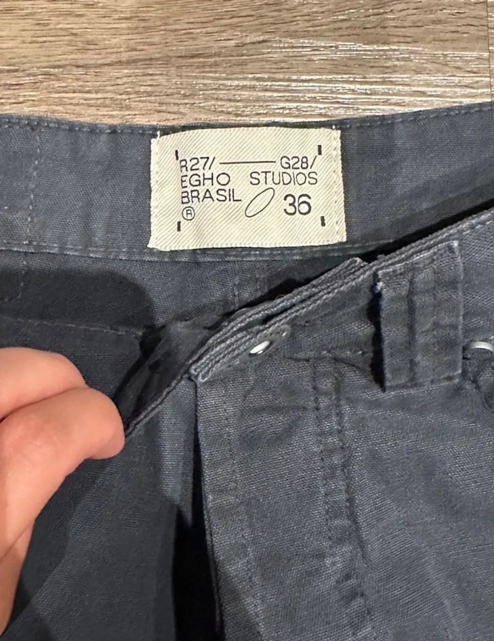 Calça egho flare - cinza - Foto 3