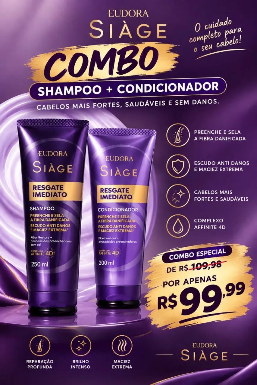 Kit Eudora Siage Resgate Imediato