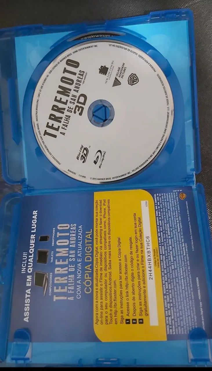 Blu-ray 3d+blu-ray Terremoto: A Falha De San Andreas (2disc) - Foto 4