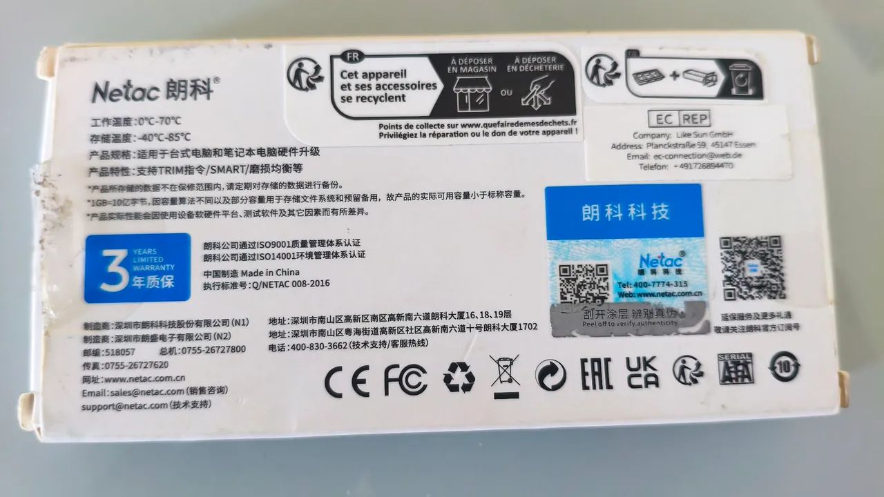 SSD 128Gb N535n M.2 NETAC - Foto 5