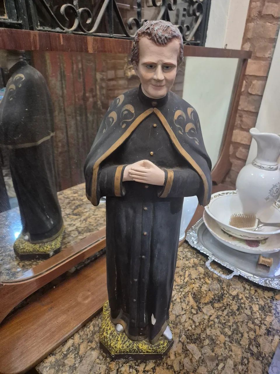 Santo antigo 60 cm  - Foto 3
