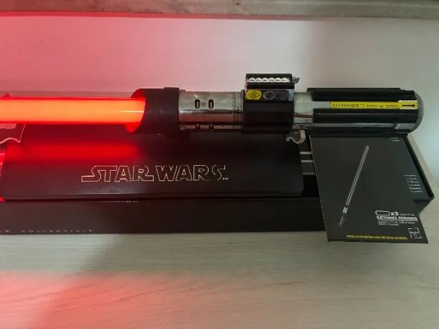 Sabre de luz Darth Vader Force FX Lightsaber Star Wars Hasbro - LEIA - Foto 2