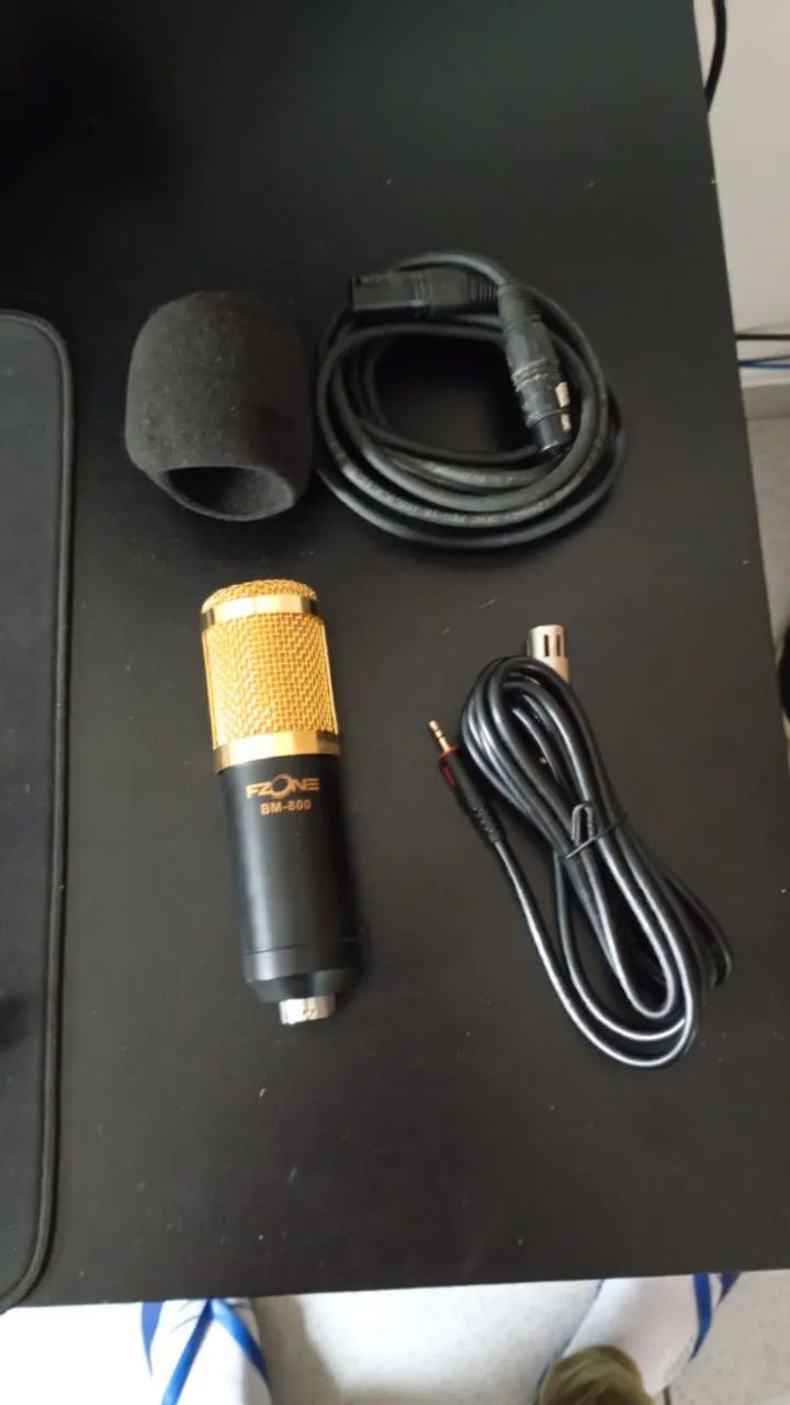 Kit com Interface Berhinger UMC204HD + Microfone BM800 - Foto 5