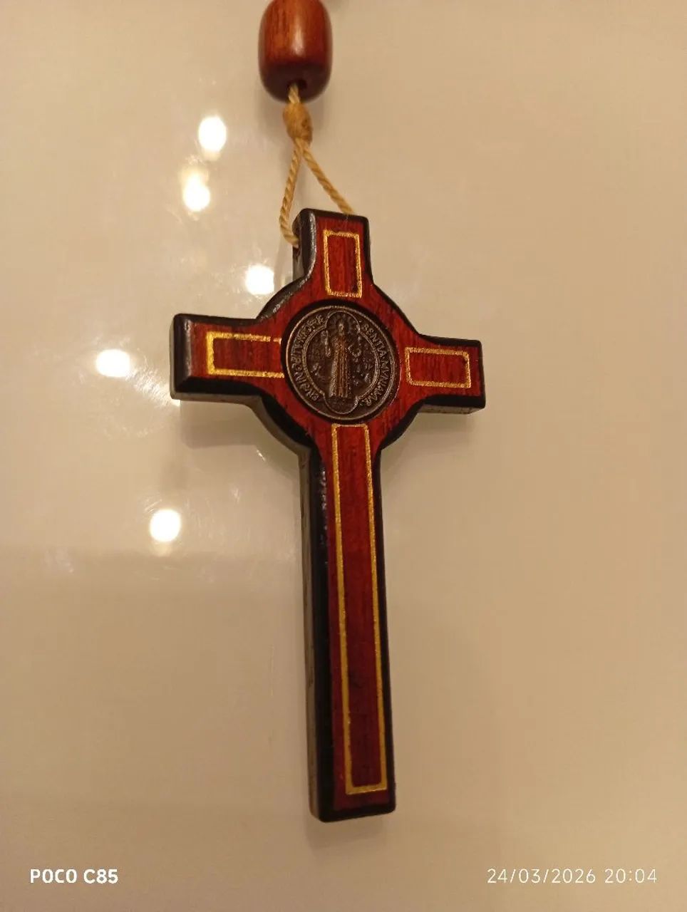 Terço com medalha de são bento  - Foto 3