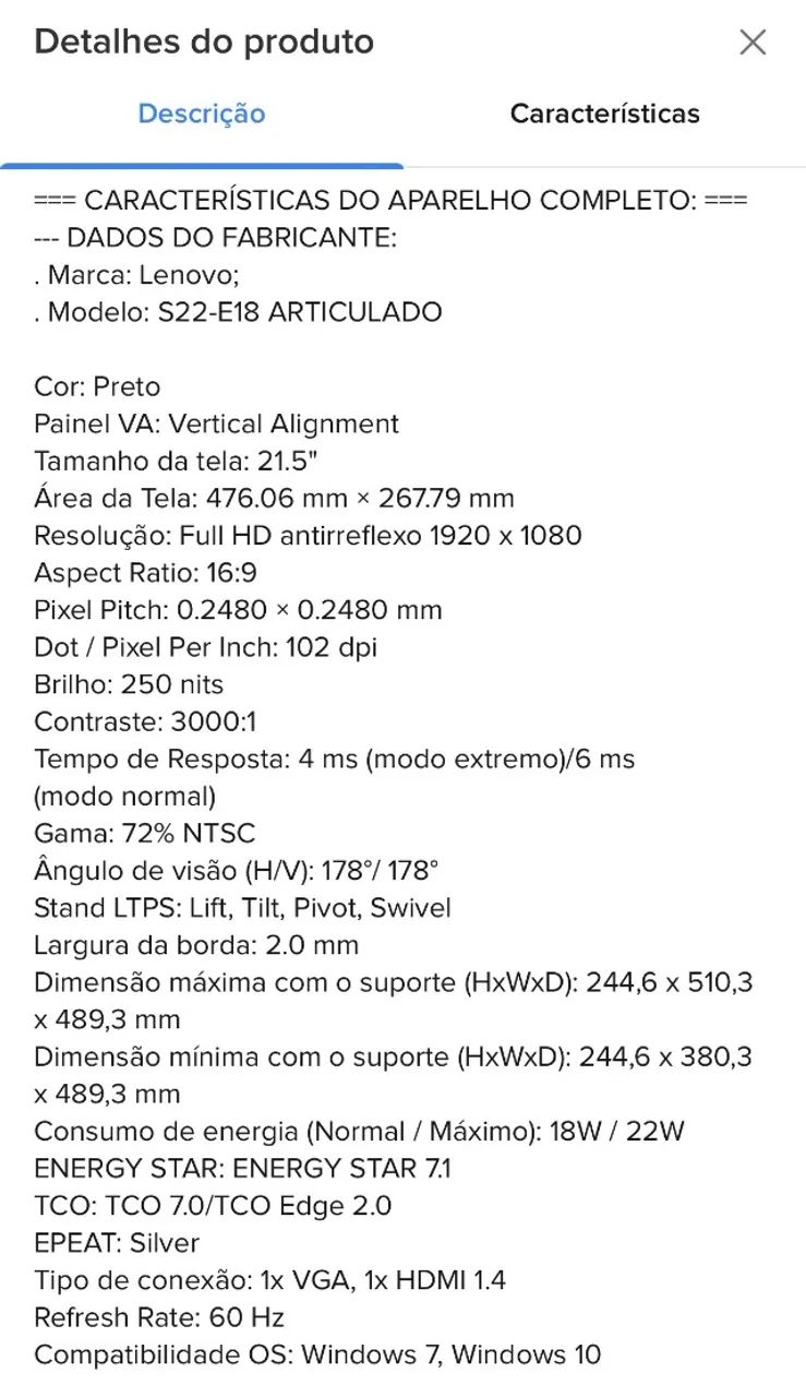 Monitor Lenovo - Foto 5