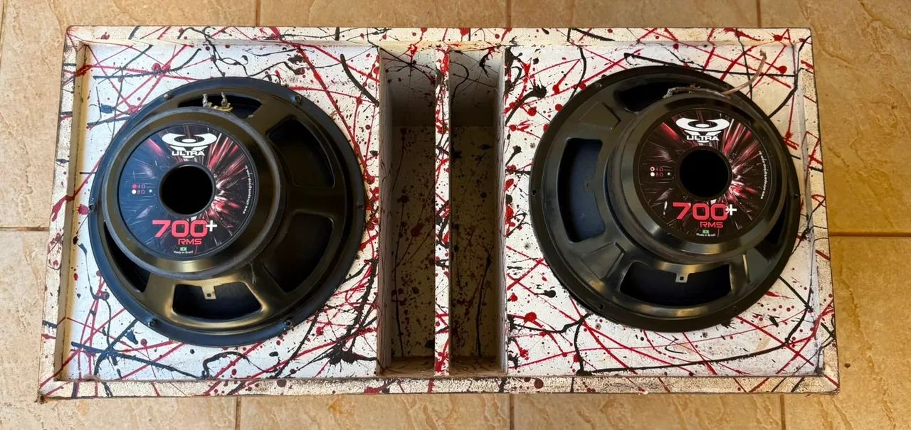 2 Alto-falante Woofer Ultravox Ultra 700W RMS 12 Polegadas 4 Ohms + Caixa personalizada  - Foto 2