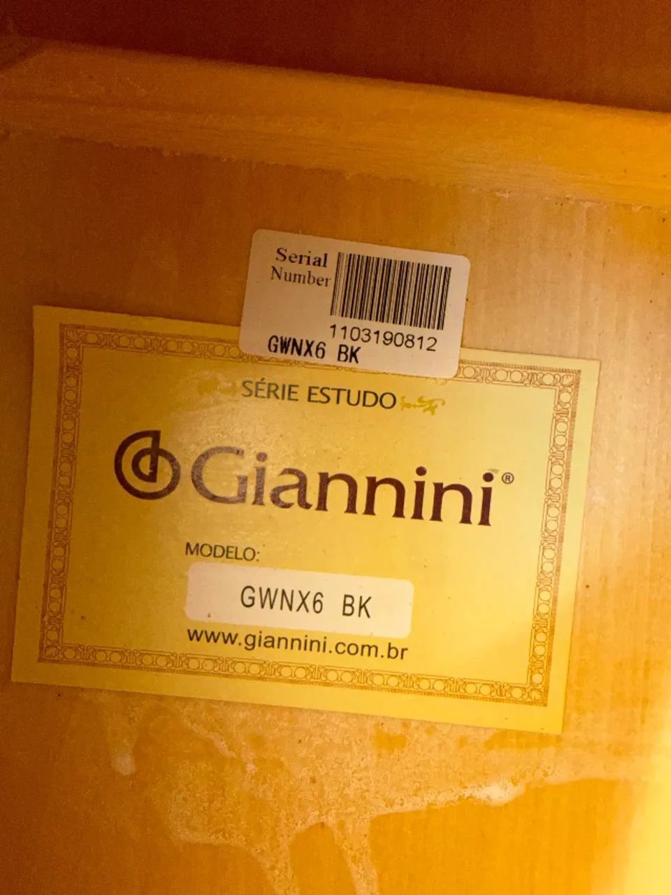 Violão Giannini + Capa  - Foto 2