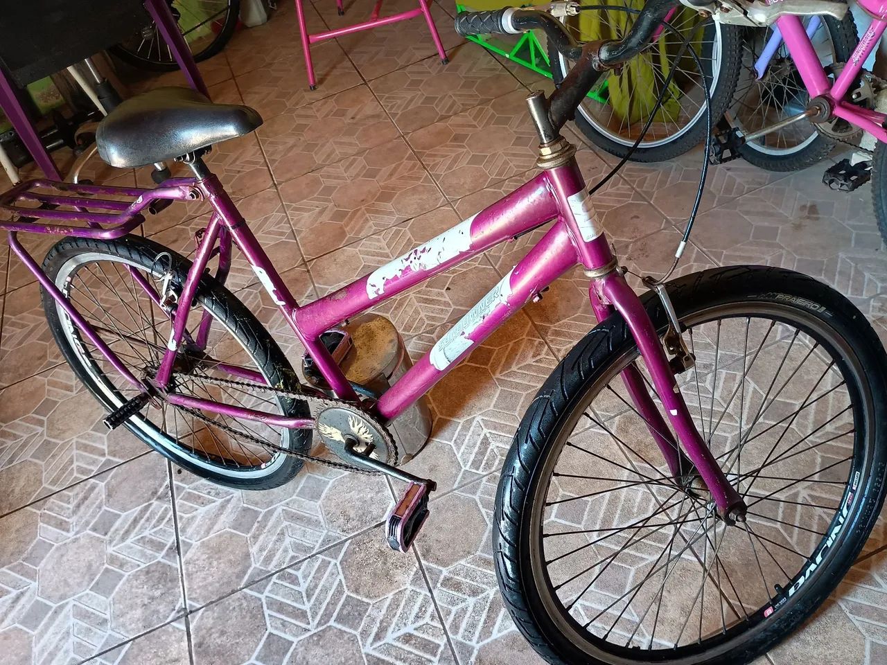 Bicicleta feminina usada - Foto 5