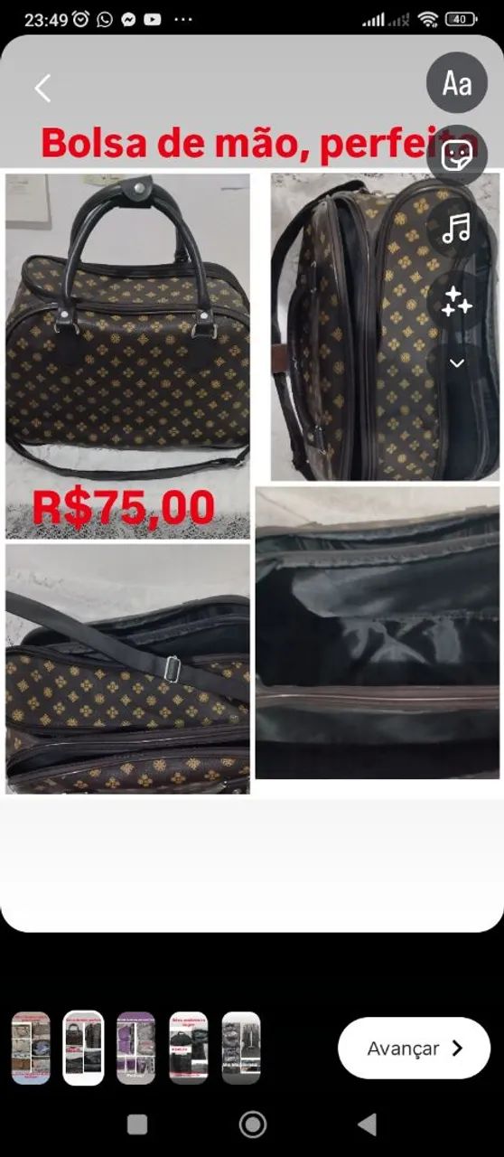 Bolsas e mochila - Foto 3