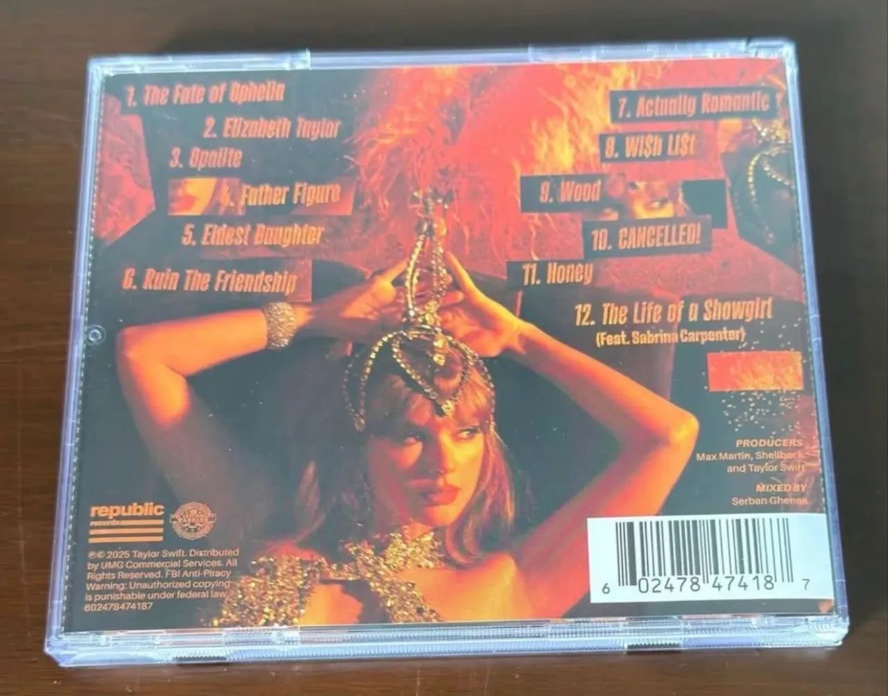 Taylor Swift CD AUTOGRAFADO The Life of a Showgirl - Foto 3