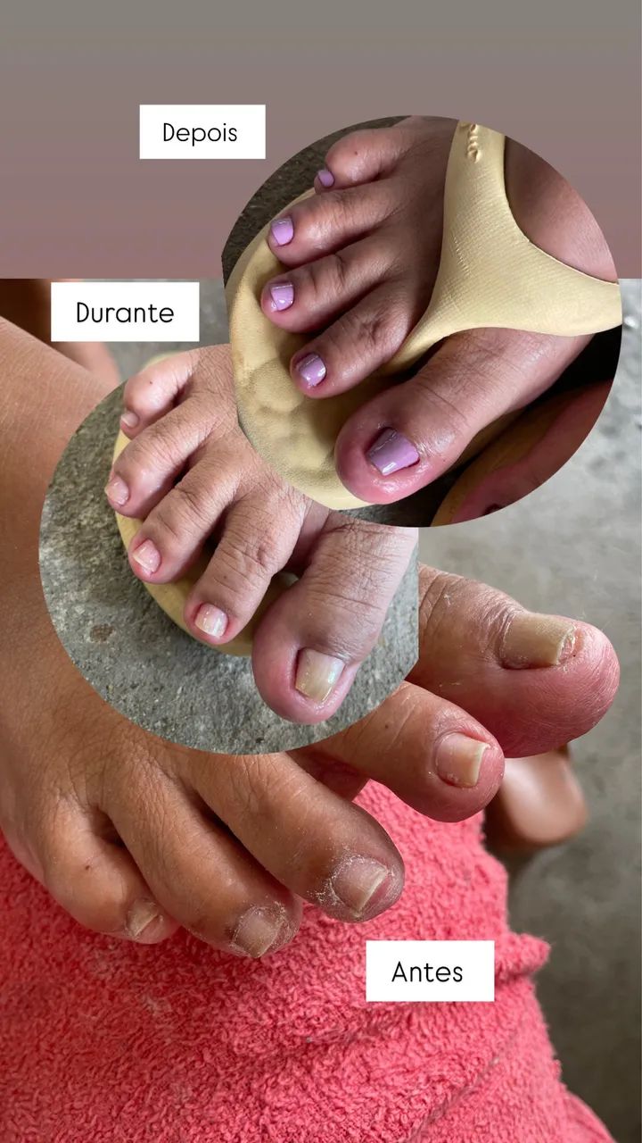 Manicure e pedicure a domicílio 