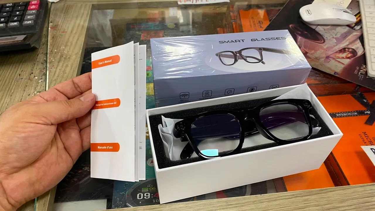 Óculos Inteligente Smart Glasses Com Câmera