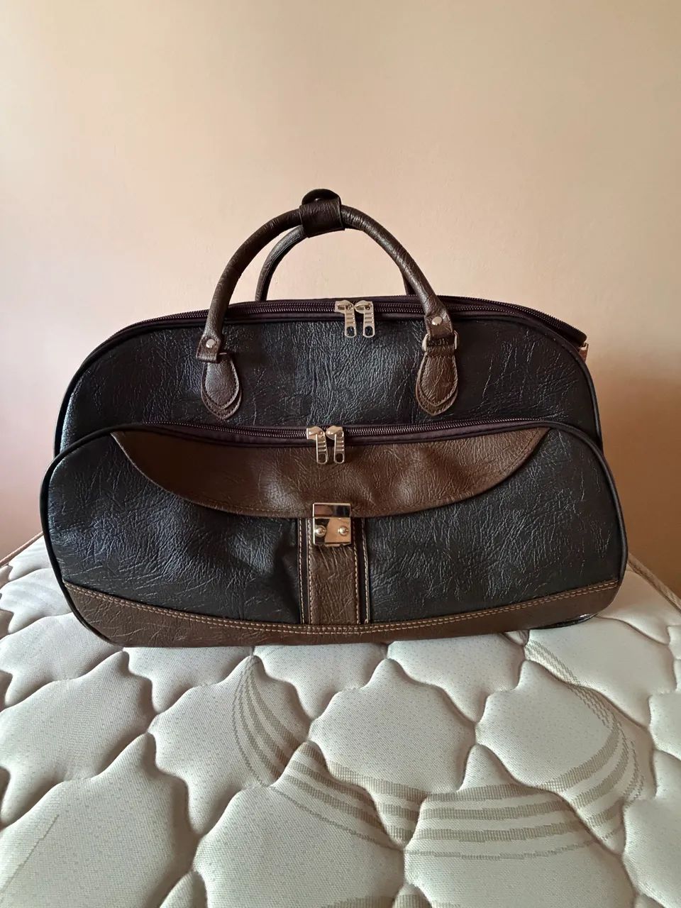 Bolsa couro sintético 