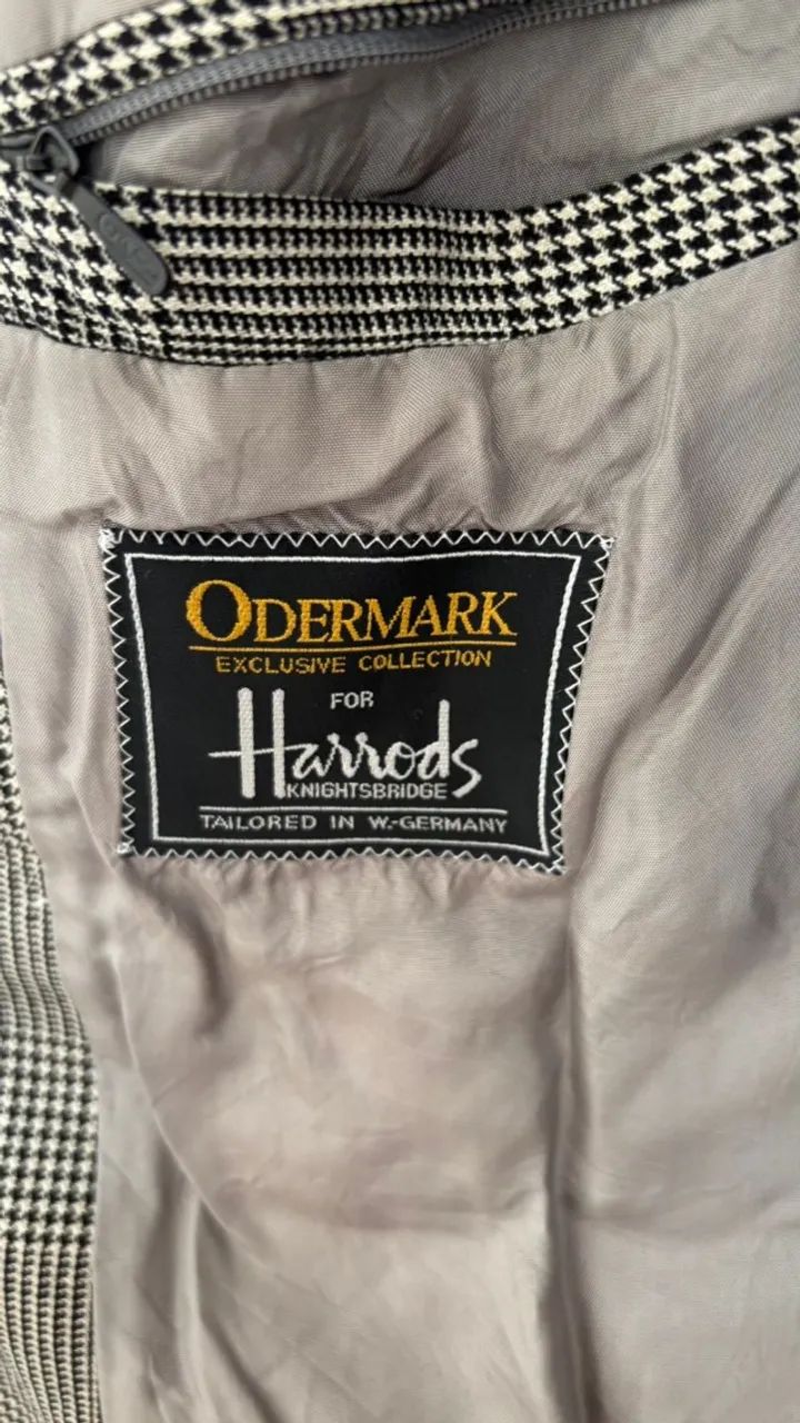 BLAZER VINTAGE ODERMARK FOR HARRODS - IMPORTADO DA ALEMANHA - Foto 3