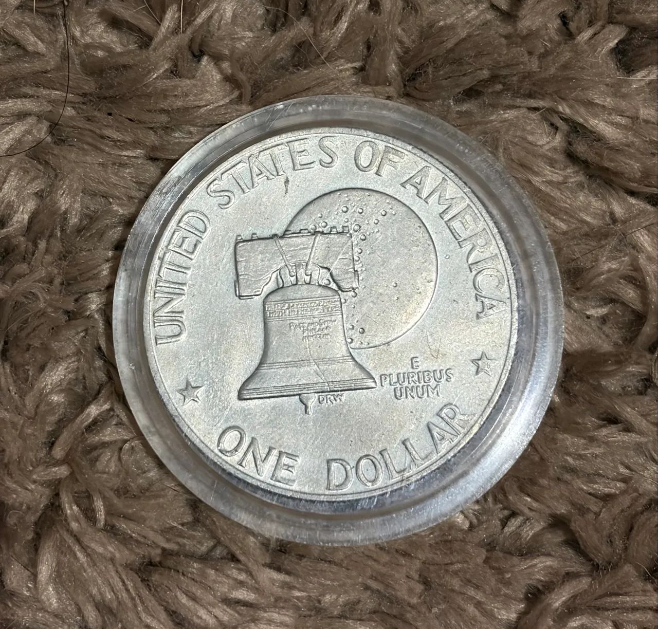 moeda de 1 dólar Eisenhower (Eisenhower Dollar).