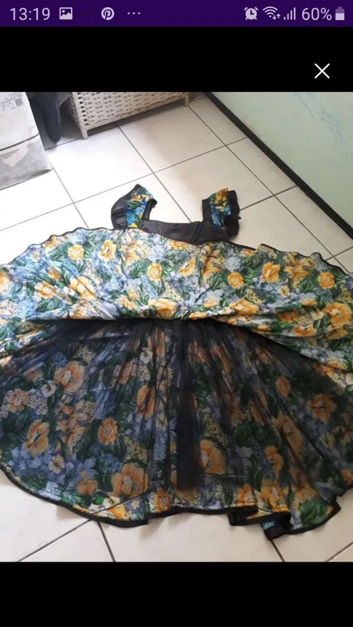 Vestido e Camisa junino(Quadrilha) adulto - Foto 5