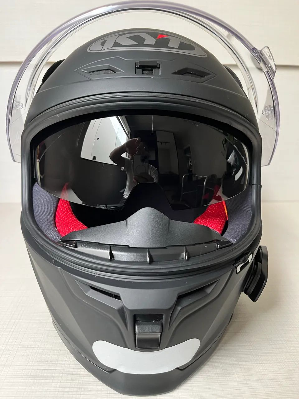 Capacete KYT Striker 2 (Usado 2 vezes) - Foto 3