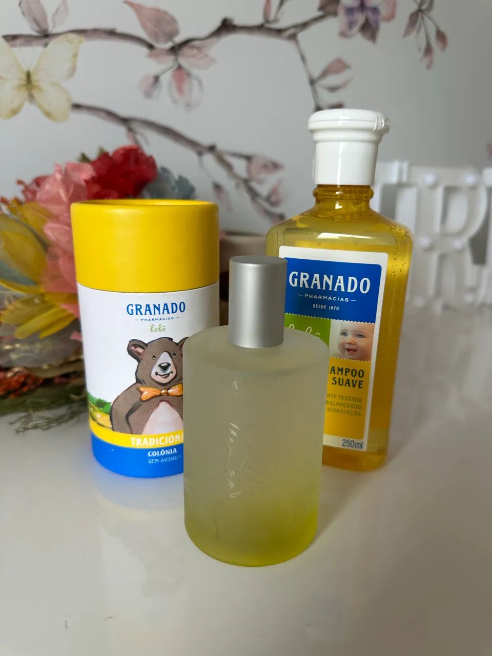 Colônia + shampoo granado tradicional 