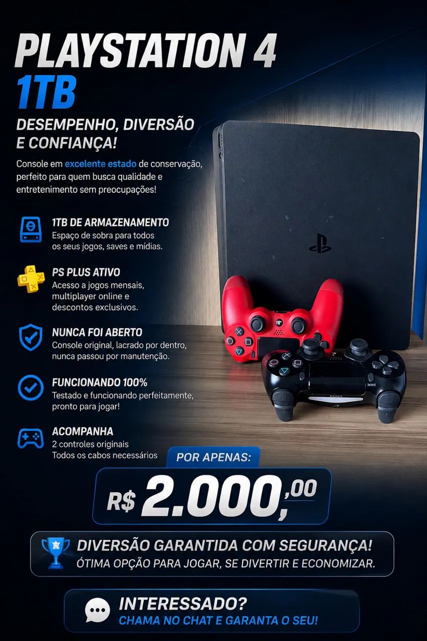 Ps4 SLIM 1TB