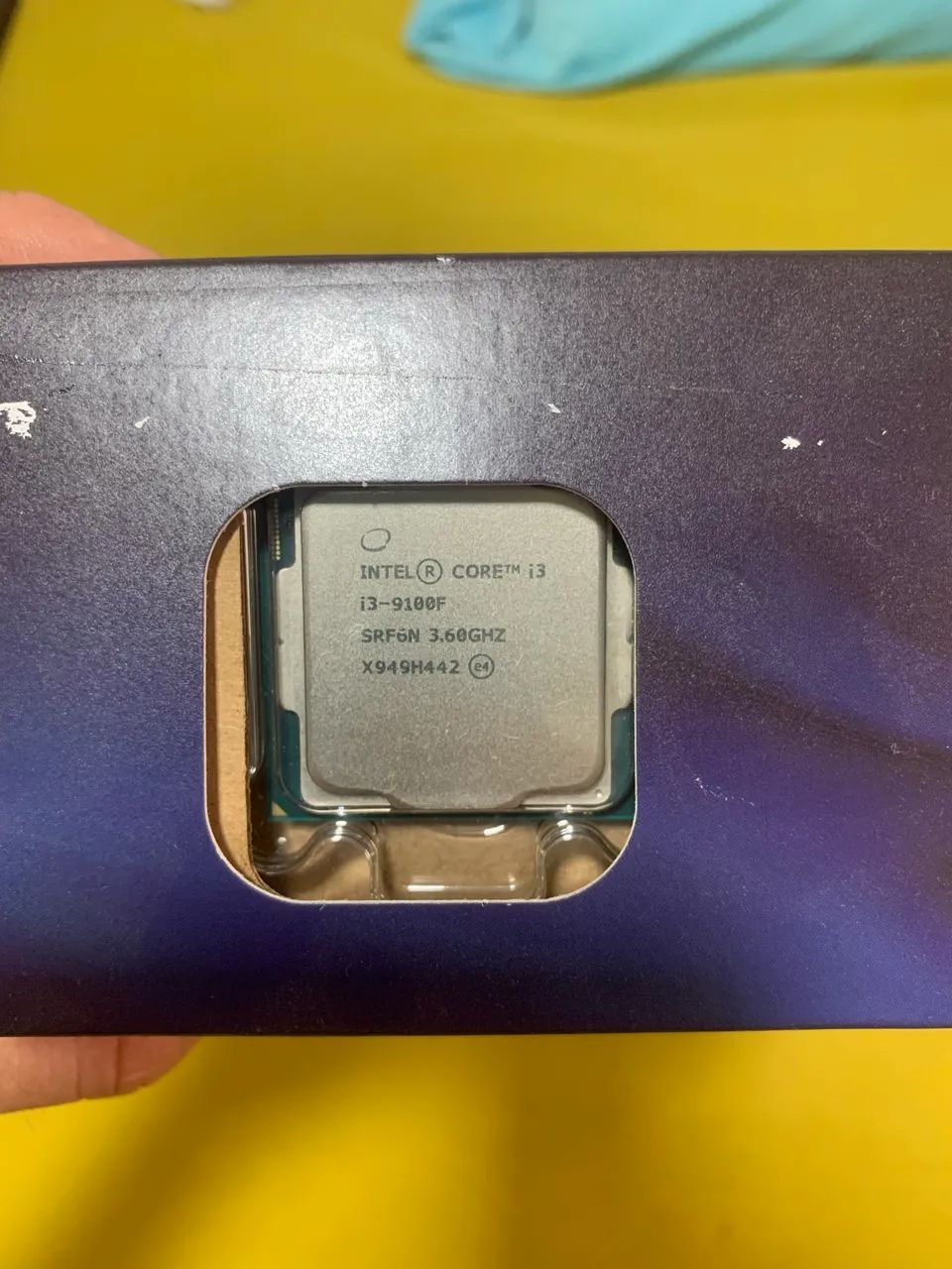 VENDO PROCESSADOR USADO I3-9100F COM AIR COOLER ORIGINAL - Foto 3