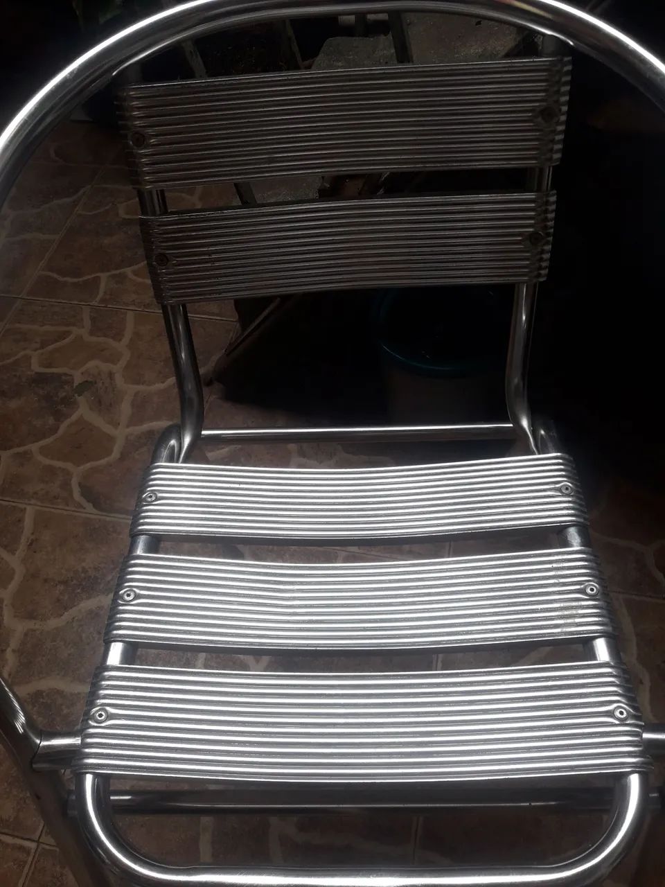 Cadeira de alumínio  1 - Foto 3