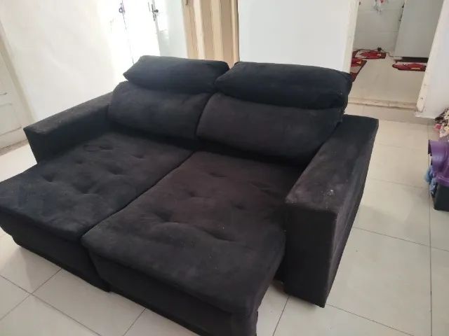 Sofá retrátil 2 lugares 
