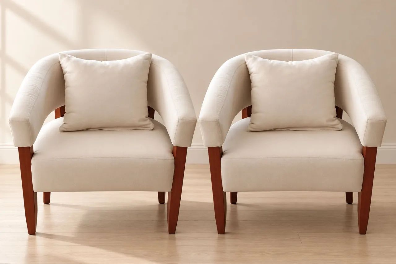 Vendo par de poltronas novas