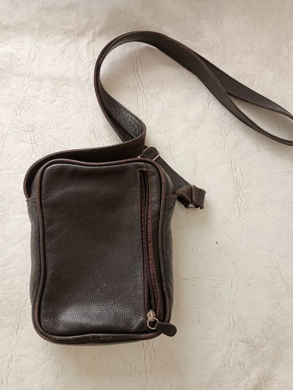 Bolsa de couro tiracolo  - Foto 3